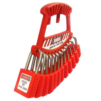 10 x Lockout Padlocks With Carry Handle