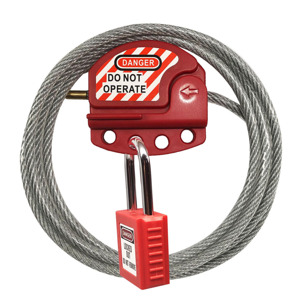 Cable Lockout with Padlocks Next Day Safety