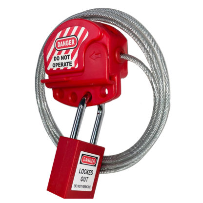 4mm Steel Cable Lockout Device - Image 2