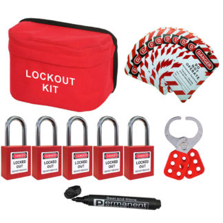 Filled Personal Lockout Tagout Kit