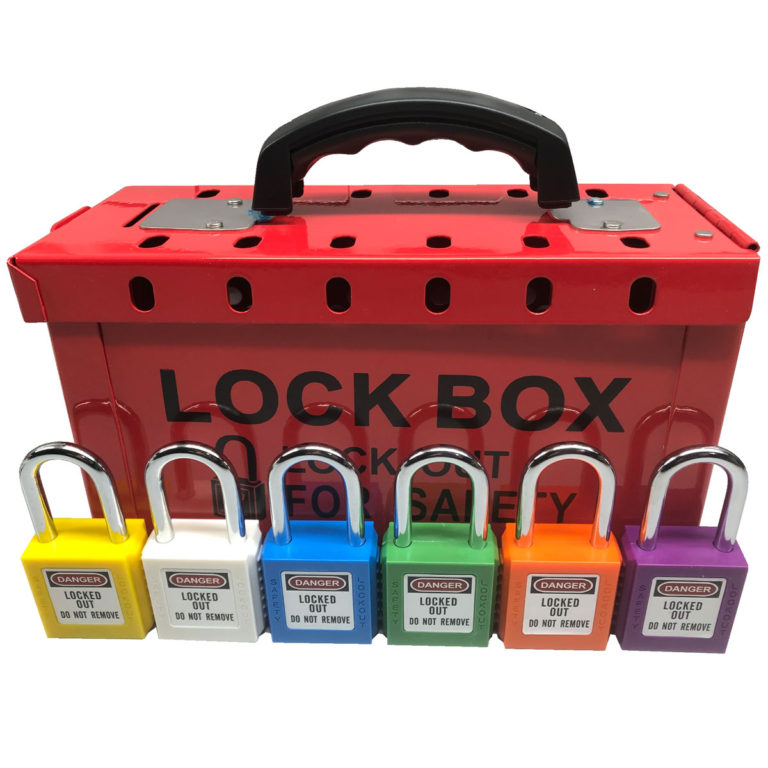 Group Lockout Lock Box Padlock Bundle Next Day Safety