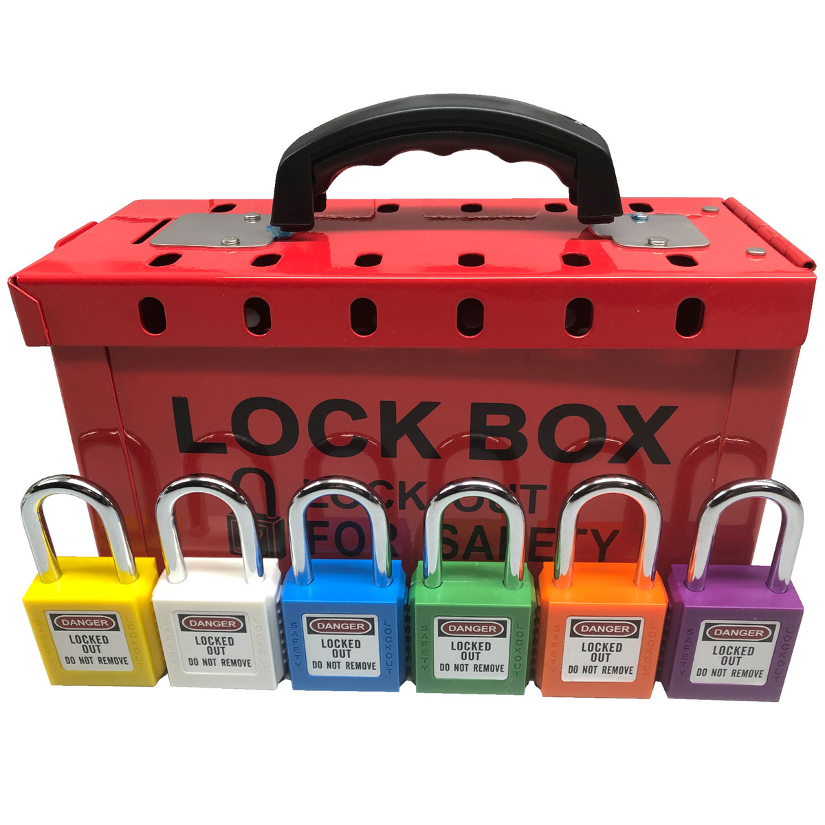 Group Lockout Lock Box Padlock Bundle Next Day Safety