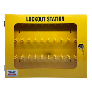 Empty Lockout Padlock Cabinet