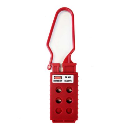 Red Nylon Safety Hasp V2