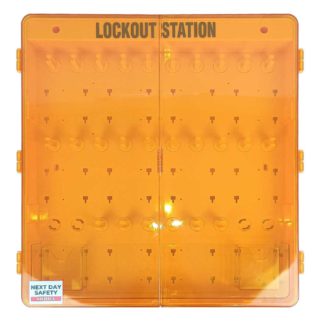 Empty 26 Hook Lockout Tagout Station
