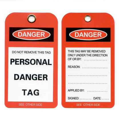 "Personal Danger" Tags