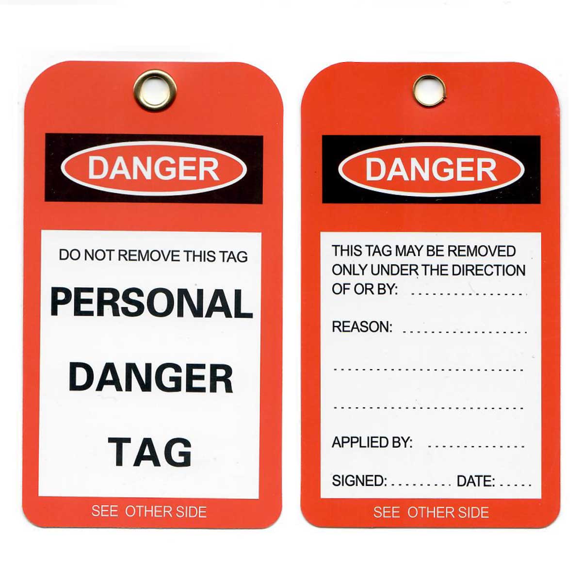 Personal identification on sale tags