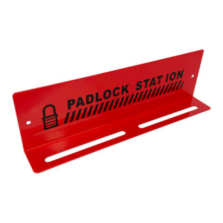 Storage Rack for 10 Lockout Safety Padlocks