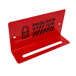 Storage Rack for 5 Lockout Safety Padlocks