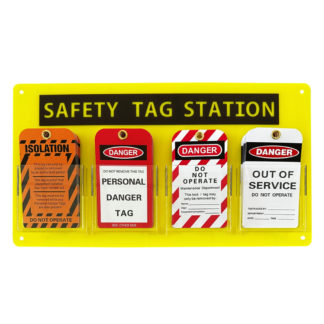 4 Pocket Safety Tag Station
