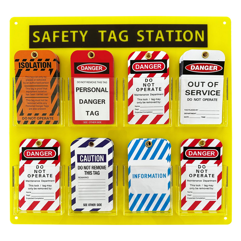 8 Pocket Safety Tag Station - Next Day Safety