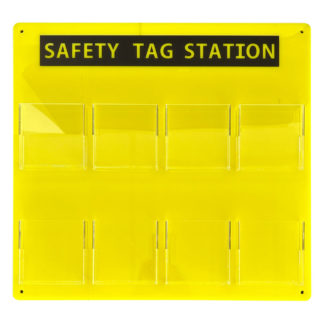 8 Pocket Safety Tag Station