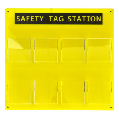 8 Pocket Safety Tag Station