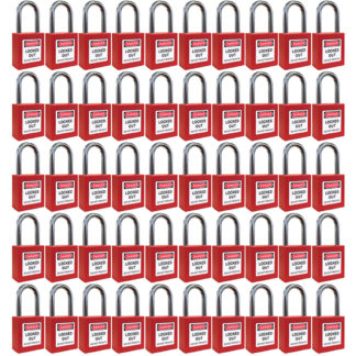 Sets of 50 Lockout Tagout Padlocks