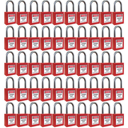 Sets of 50 Lockout Tagout Padlocks