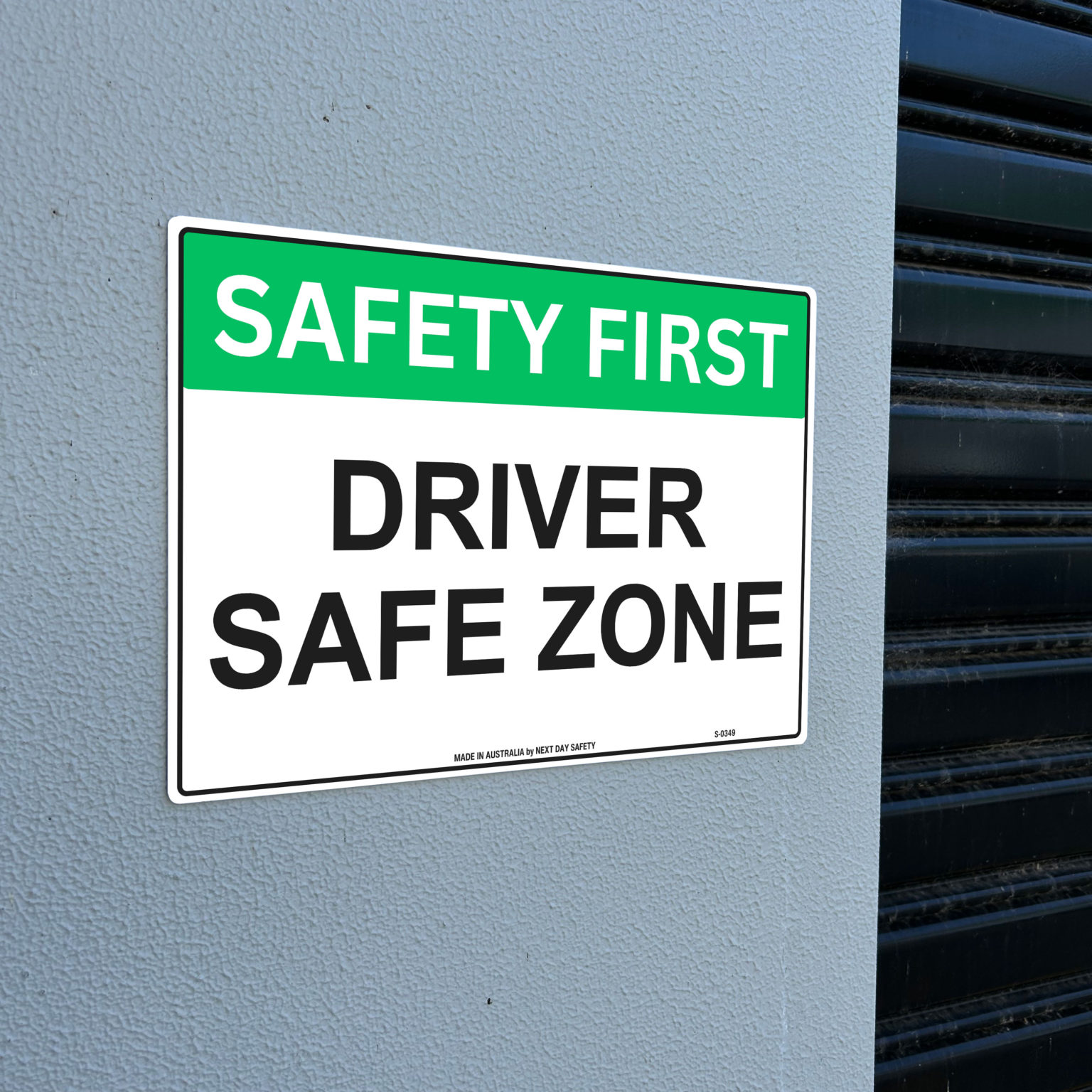 Driver Safe Zone Safety Sign - Next Day Safety