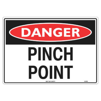 Danger Pinch Point Sign