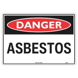 Danger Asbestos Warning Sign