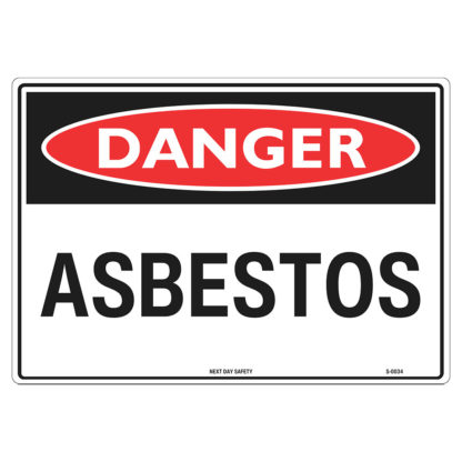 Danger Asbestos Warning Sign