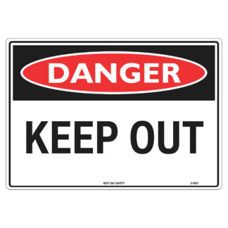 Danger Keep Out Sign