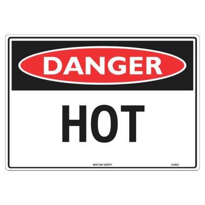 Danger Hot Sign