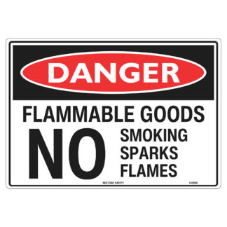 Danger Flammable Goods Sign