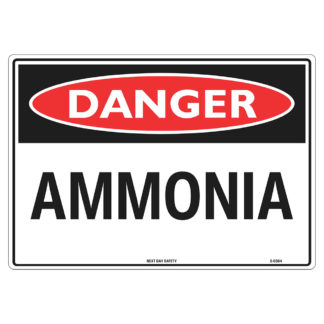 Danger Ammonia Sign