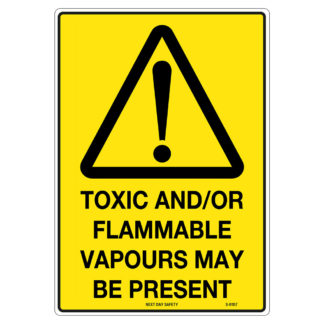 Warning Toxic And/Or Flammable Vapours May Be Present
