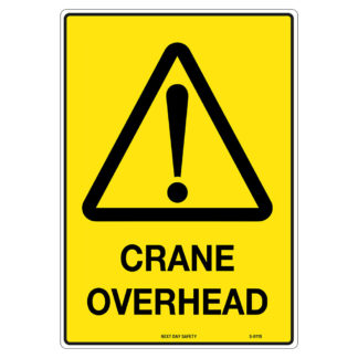 Warning Crane Overhead Sign