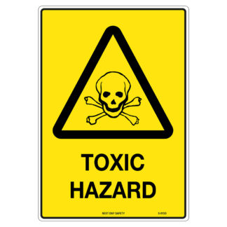 Warning Toxic Hazard Sign