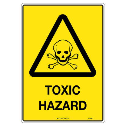 Warning Toxic Hazard Sign