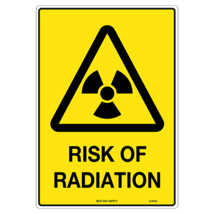 Warning Risk Of Radiation Sign