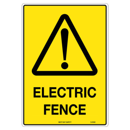 Warning Electric Fence Sign