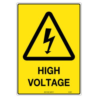 Warning High Voltage Sign