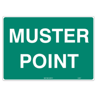Muster Point Sign