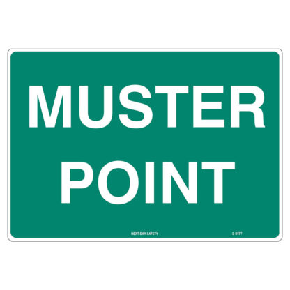 Muster Point Sign