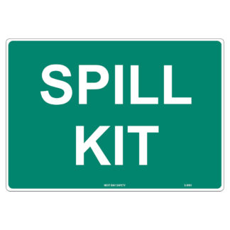 Spill Kit Location Sign