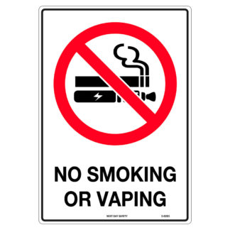 No Smoking Or Vaping Prohibition Sign