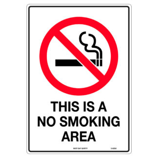 This Is A No Smoking Area Prohibition Sign