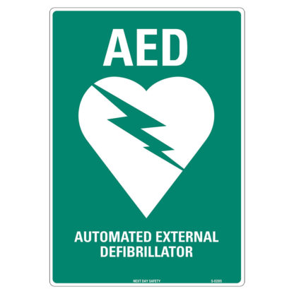 AED Location Marker Sign