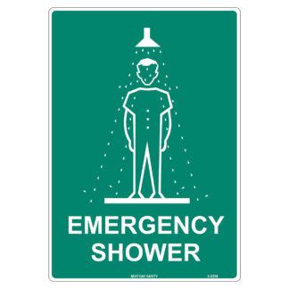 Emergency Shower Sign
