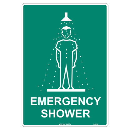 Emergency Shower Sign