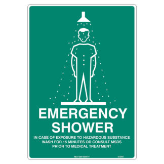 Emergency Shower Sign