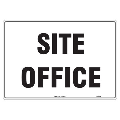 Site Office Label Sign