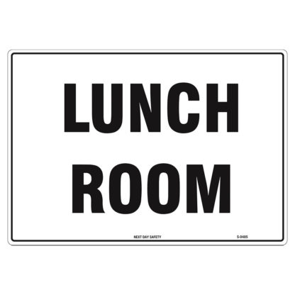 Lunch Room Marker Sign