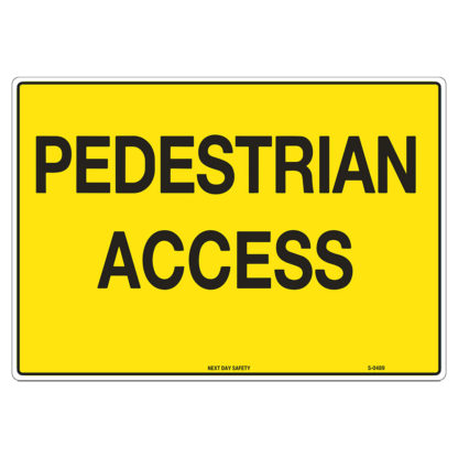 Pedestrian Route Sign