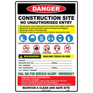 Construction Site Signs