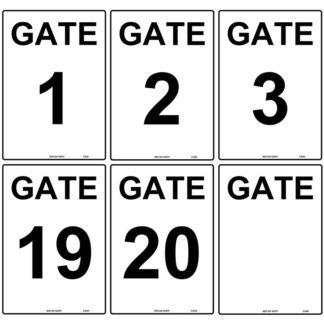 Gate Signs