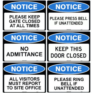 Notice Signs