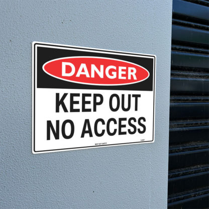 Danger Keep Out No Access Sign - Image 2